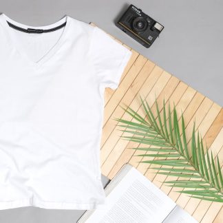 Pima V-Neck Tee