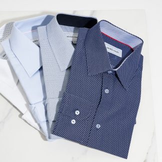 Patterned Dress Shirt