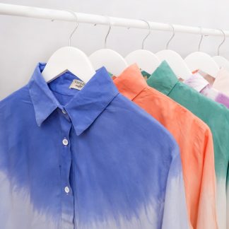 Dip-Dye Camp Shirt